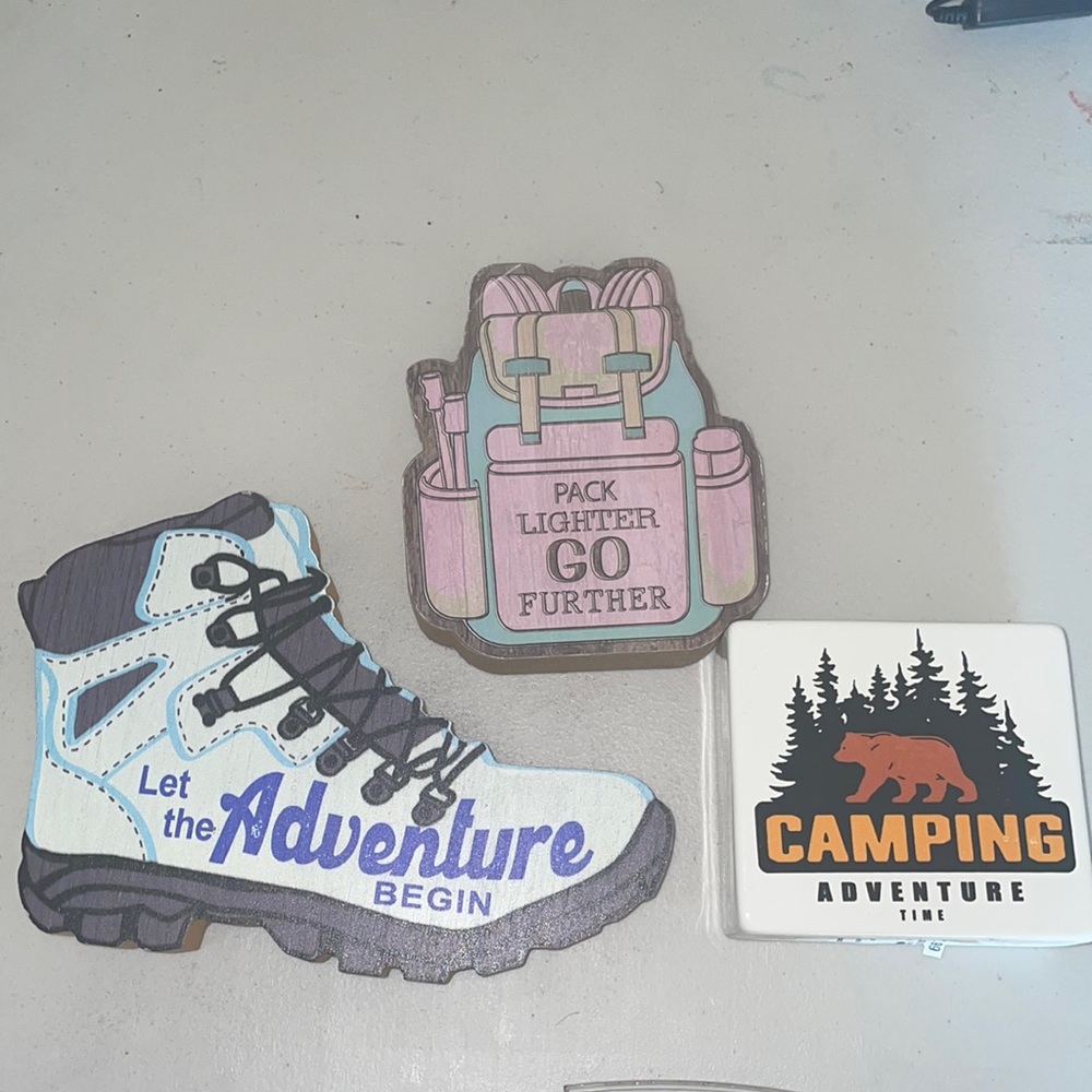 Camping tabletop decor bundle